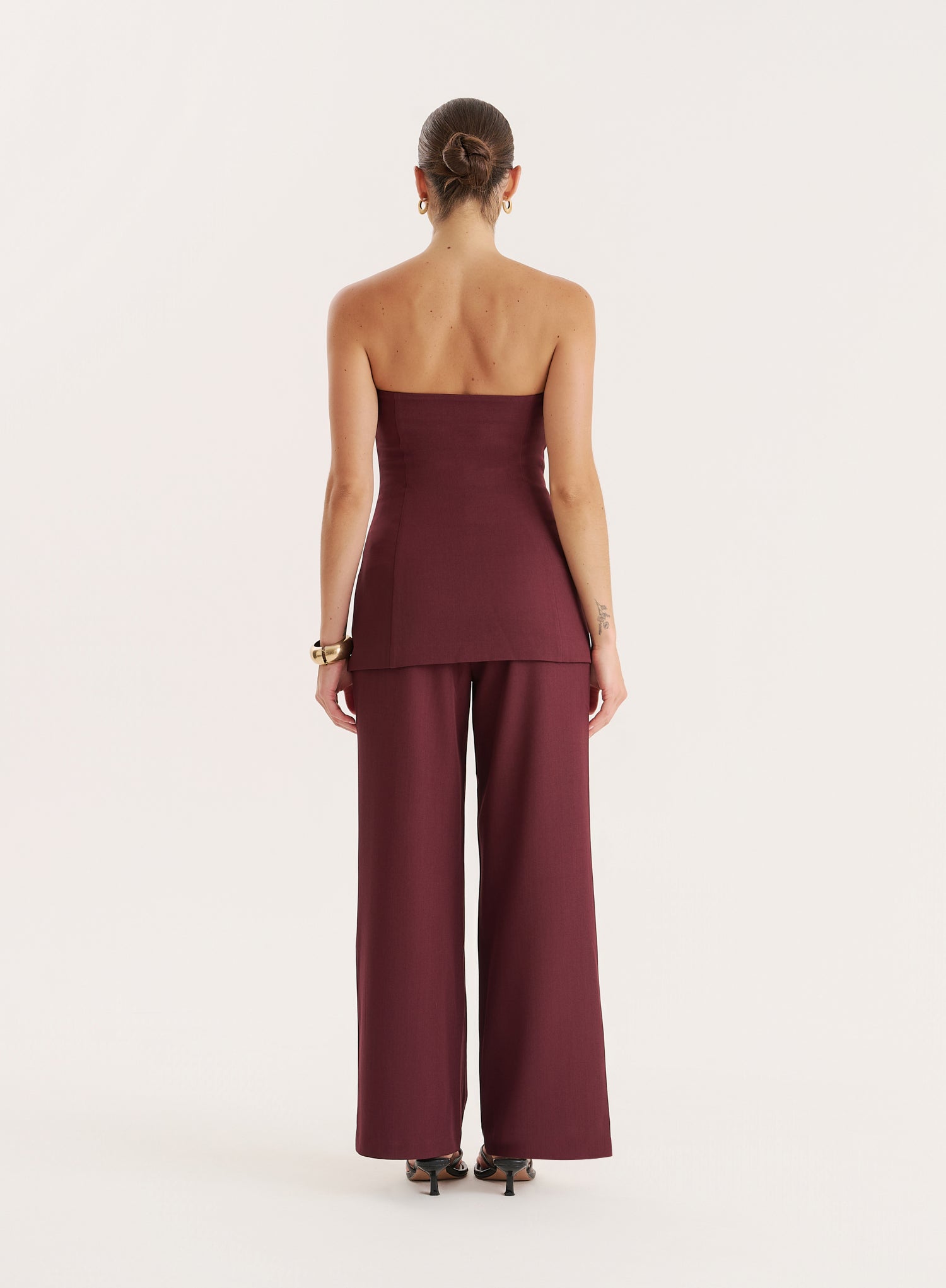 Burgundy Tailored Corset